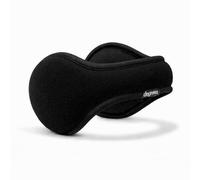 180s Degrees Winter Ear Warmers | Behind-the-Head Adjustable & Foldable Earmuffs, Black, One size