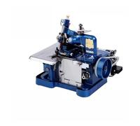 180W/250W Household Sewing Overlocking Machine Small Desktop Electric Knitting Garment Processing Tool for Beginners DIY use(Blue,180W)