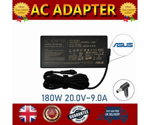 180W AC ADAPTER 20V 9.0A FOR ASUS 0A001-00266200 6.0MM X 3.7MM PIN