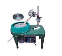 180W Ace Faceting Machine, Flat Polisher, Jade Stone Angle Machine for Jewelry YY(BD)6312 Stone Grinding Equipment(Adjustable speed)