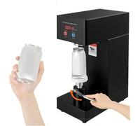 180W Commercial Soda Can Sealer with LCD Counter,Can Sealing Machine,with LCD Display, 2.2” Diameter & 5.5”-8.3” Height Adjustable,for Plastic/Glass/Tin Cans,Black
