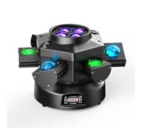 180W LED Moving Head Lights RGBW DJ Lights Stage Lighs 19CH Disco Lights DMX for Wedding Party Club Bar Live Show