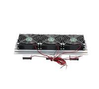 180W Trinuclear Thermoelectric Peltier Refrigeration DIY Air Cooling System Kit Cooler For Small Space Three Fan