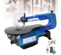 180W Variable Speed Scroll Saw, 400-1650 RPM with 45° Tiltable Aluminum Work Table for Precision Woodworking and Multi-Function Projects