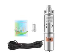 180w Well Submersible Pump, 12v 3000 RPM Submersible Water Pump, Max Lift 30m/98.43ft, 1.2m³/h IP68 Stainless Steel Borehole Water Well Pumps for Tanks, Rivers und Reservoirs