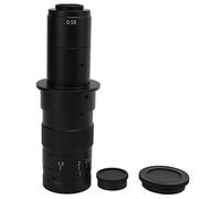 180x Zoom Microscope Camera Lens C Mount Industrial Video Camera Lens Alloy Adjustable Magnification VGA USB Compatible