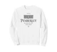 1813 Pemberley Derbyshire England Black Print Sweatshirt
