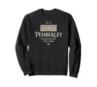 1813 Pemberley Derbyshire England Cream Print Sweatshirt