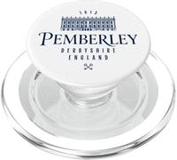 1813 Pemberley Derbyshire England Navy Print PopSockets PopGrip for MagSafe