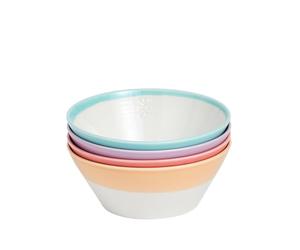 1815 Bright Bowl 16cm 6.3in, Mixed Colours Set of 4