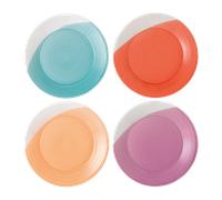 Royal Doulton Side Plates - 1815 Bright Collection - Porcelain Plate Set of 4 - Large Plates Ideal for Breakfast, Lunch & Dinner - Better Heat Retention, 23cm Each, Brights