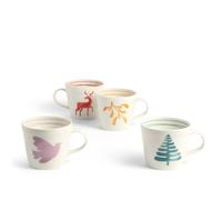 1815 Christmas Mug, Set of 4