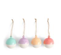 1815 Christmas Round Glaze Ornament Set of 4