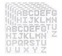 182 PCS 7 Sheets Rhinestone Letter Iron-On Sticker Silver Glitter Letter Stickers, Self Adhesive Diamond Alphabet Stickers, Gemstone Border Stickers for DIY Craft Suitcases Laptops Hats Clothing Decor