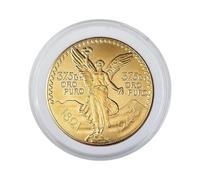 1821-1943 Centenario Mexican 50 Pesos Mexican Coin with Display Case Dollar Ancient Coin Collection