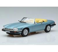 NOREV 1/18 DIECAST 1988 JAGUAR XJ-S XJS CONVERTIBLE LIGHT METALLIC BLUE 182635