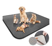 183×183cm Gimars Thick Super Absorbent Washable Puppy Pads for Incontinence and Training, Reusable Puppy Pads, Waterproof Non-Slip Dog Pee Pads, Whelping Mat, Puppy Mat for Floor, Dog Crate (Classic)