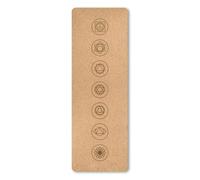 183×61cm 4/5mm Cork TPE Yoga Mat With Alignment Position Lines for Summer Exercise