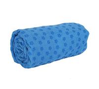 183 X 63cm Yoga Mat Towel with Corner Pockets, Anti Slip Yoga Mat Cover Towels, Soft Yoga Towel Fitness Exercise Blanket with Bag(Blue)