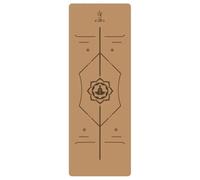 1830×660×5mm Wide Thick Cork Yoga Mat With Alignment Lines for Summer Exercise