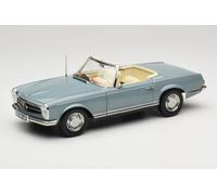 1:18 Norev Mercedes 230 Sl Pagode W113 Horizon Blue 1963 With Top