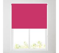 (183cm (6ft), Cerise Pink) Blackout Roller Blinds for Windows, Custom Cut to Size - Black Out Thermal Fabric Durable Fittings Easy Fit
