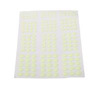183pcs Luminous 3D Fishing Lure Eyes in a Sheet for Fly Tying, Soft Rubber for Crafting and Fishing Use (A)