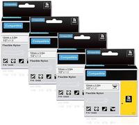 18488 Compatible Dymo Rhino Flexible Nylon Industrial Label Tape Refills