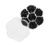 184pcs Artificial Animal Eyes Sewing Buttons, Black Mushroom Domed, Multiple Sizes for Art Craft Kid Toys Accessories - Durable Plastic Material, Creative DIY Crafts