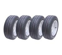 185/60 R12c Trailer Wheels 5 Stud 6.5 PCD Brian James Ifor Williams (Set of 4)