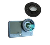 185° Ultra Wide Angle Lens for DJI Osmo Action 6, HD Optical Glass Aluminum Frame Filter Camera Lens with Threaded Interface, Easy Installation for Action Sports Camera and Travel Photography