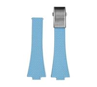 1853 Compatible With Tissot PRX Fluororubber Strap T137 strap .410 .407 VITON Watch Band Bracelet 40mm T137407 t137410 Blue