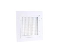 1854707 Ventilation Grille White Aluminium 200x200mm 32mm