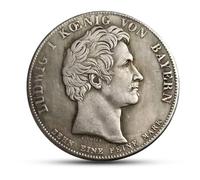 1855 Antique German Coin, German Empire Silver Coins, WWII Era Ancient Coin Collection, Germany Deutschmark Old Coins for Collectors, Historical Gift for Collector