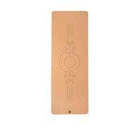 185cm Natural Cork Yoga Mat with natural rubber underside - 4mm thick (Luna)