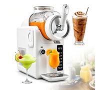 185W 2L Cold Drink & Slushie Machine, Soft Serve Ice Cream Maker - 5 Presets for Ice Cream, Slush, Spiked Slush, Cold Juice, Milkshakes, Self-Cleaning, Smart Temp Control - Perfect for Home Use White
