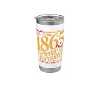 1865 Never Forgotten Vintage Juneteenth African Americans Stainless Steel Insulated Tumbler