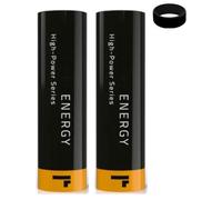 18650 3800mAh Gold Compatible With Fogstar Energy Works With Sub Ohm Kit No Nicotine (2 Pack)