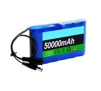 18650 3S2P 12V 50000mah Li Battery Rechargeable CCTV Camera Monitor(Battery)