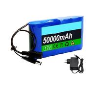 18650 3S2P 12V 50000mah Li Battery Rechargeable CCTV Camera Monitor(Battery+Charger)