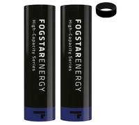 18650 4000mAh Blue Highest MAH Compatible With Fogstar Energy Works 10A Rechargeable Cell With Sub Ohm Kit No Nicotine (2 PACK)