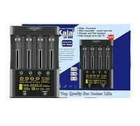 18650 Battery Charger LiitoKala Lii-600 with LCD Touch Display, Four Slot Quick Battery Charger Included 12V5A Adapter for Li-Ion/Ni-MH/Ni-Cd 14500 21700 AA AAA etc