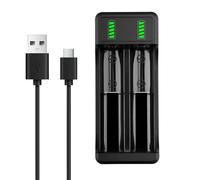 18650 battery charger lithium battery charger Universal Intelligent USB AA AAA for 3.7V/3.6V Rechargeable Li-ion/Ni-MH/Ni-CD 18650 18350 17500 18490 17670 16340(RCR123) 14500 14650 26650 22650
