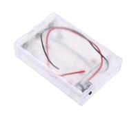 18650 Battery Storage Box 3 Cell Parallel Setup Battery Organizer Case Skin 3 Channel Toy Fan LED Light