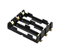 18650 SMT Battery Holder 18650 SMD Battery Box With Bronze Pins Rechargeable Battery Storage Box Case Holder SMT 1X 2X 3X 4X 18650 Battery Clip Holder Box Storage Case 3.7V (3S)