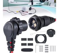 1865120 MKR-28 Trolling Motor Plug and Receptacle for Freshwater & Saltwater Marine Battery Accessory