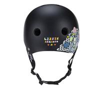 187 KILLER PADS Lizzie Armanto Certified Skate/BMX Helmet - Black Floral (48-54cm - Y/XS)