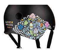 187 KILLER PADS Lizzie Armanto Certified Skate/BMX Helmet - Black Floral (58-61cm - L/XL)