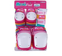187 KILLER PADS x Moxi Skates Six Pack Combo Pad Protection Kit - Knee, Elbow, Wrist Guards - Unisex - Pink - Roller Derby, Biking, Skateboarding, Inline Skating - Child to Adult Sizes (XL Thick)
