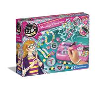 18729 Jewels Crazy Chic Lab: Jewellery Making Kit for Kids with Letters, Friendship Braclets, Beads & Charms (7+ Years), Multi-Coloured, Medium